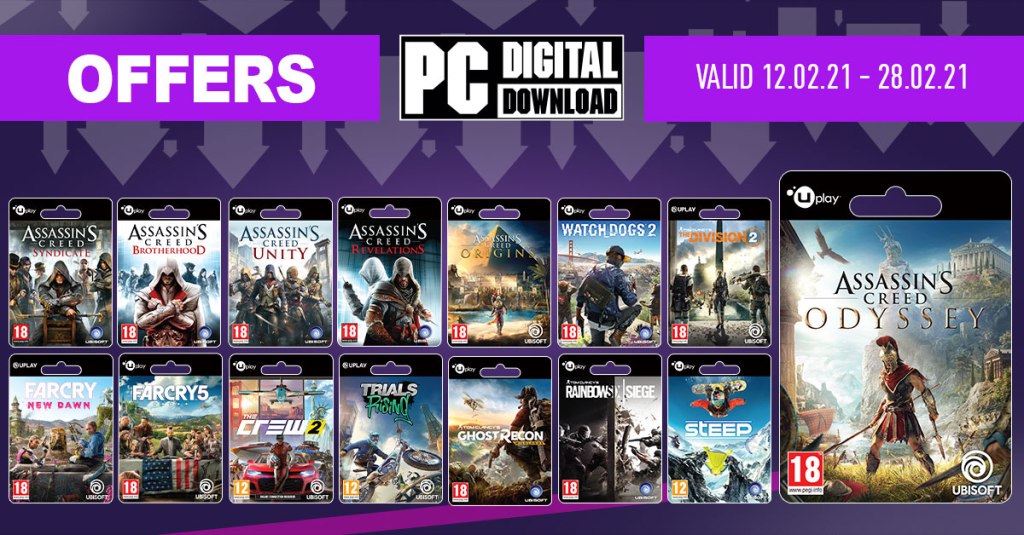 Nέες προσφορές της CD Media σε παιχνίδια της Ubisoft στο&nbsp;PC