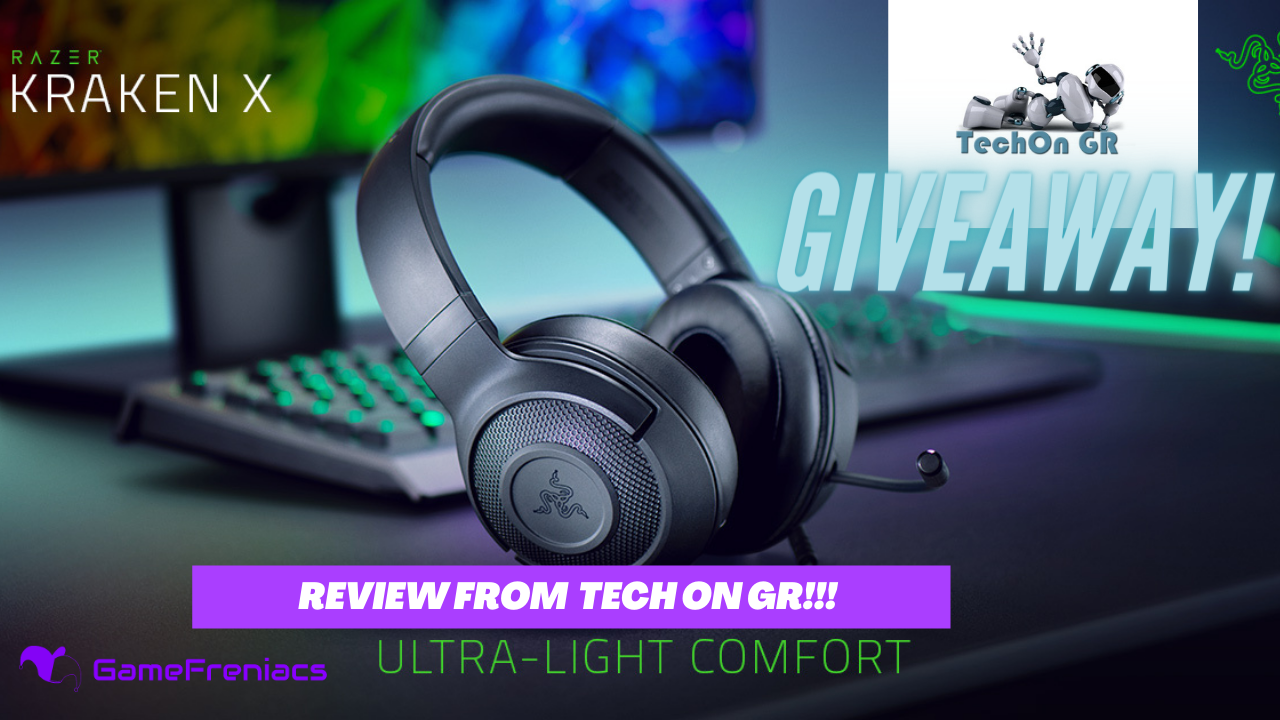 Παρουσίαση + Giveaway | Razer Kraken X&nbsp;Lite
