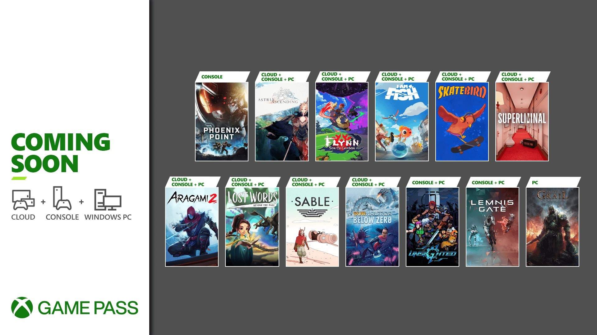 Νέες προσθήκες στο Xbox Game Pass ( μέχρι&nbsp;1/10)