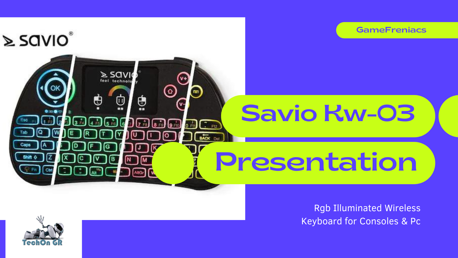 Παρουσίαση | Savio&nbsp;Kw-03