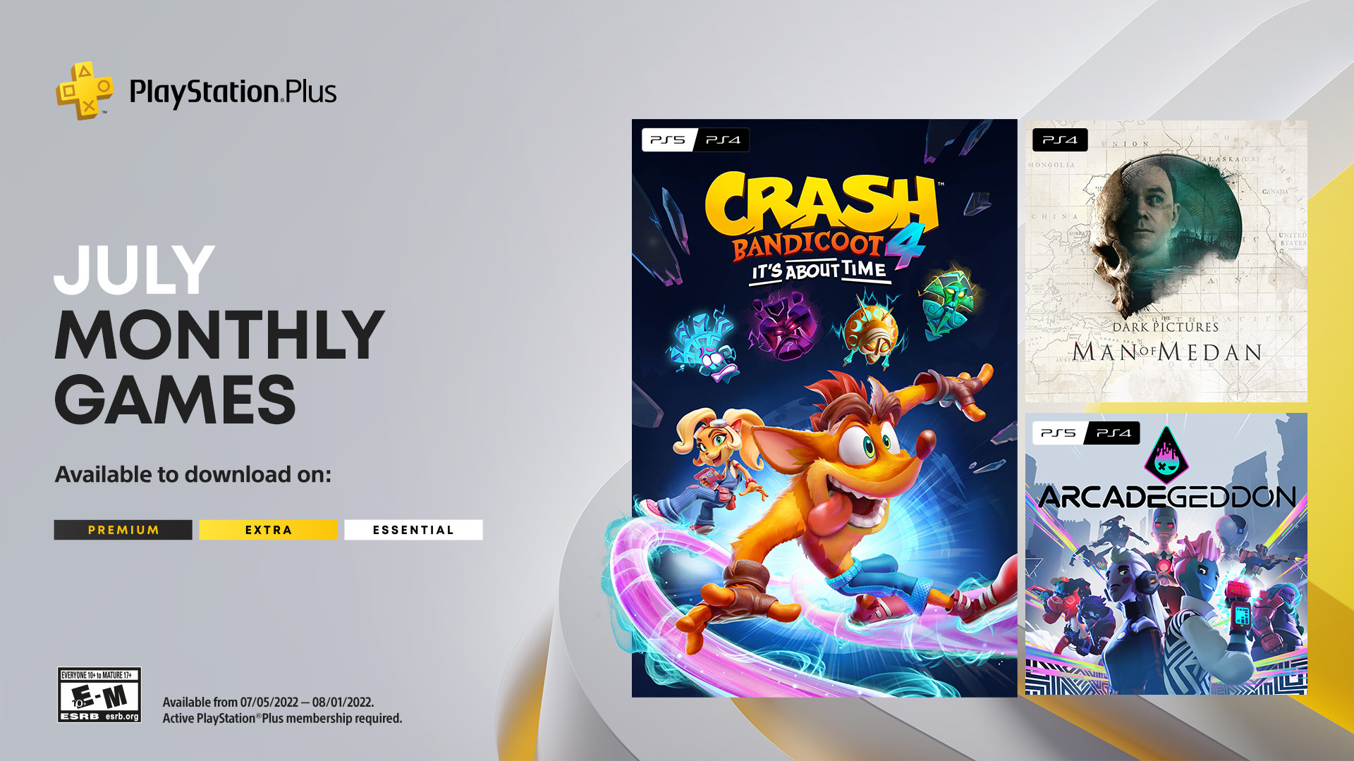 Playstation Plus Essential: Δείτε τι φέρνει ο&nbsp;Ιούλιος!