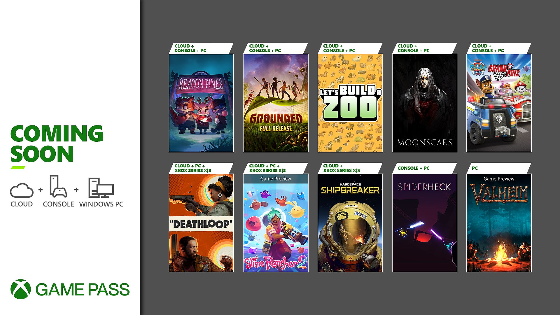 Νέες προσθήκες στο Xbox Game Pass (μέχρι&nbsp;1/10)