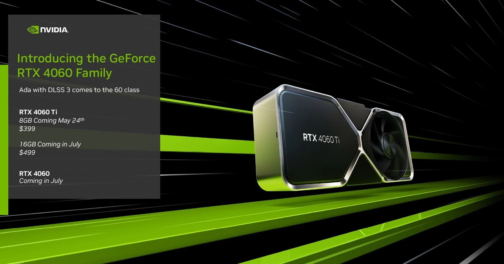 Νέες κάρτες γραφικών GeForce RTX 4060: Προδιαγραφές και&nbsp;απόδοση