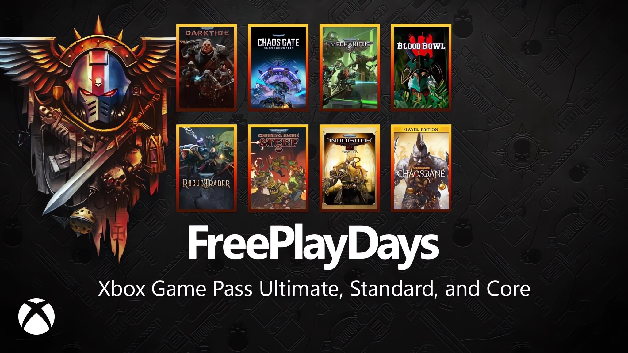 Το Warhammer Ξεσαλώνει: 8 Παιχνίδια Κατακλύζουν τα Xbox Free Play Days Αυτό το&nbsp;Σαββατοκύριακο!