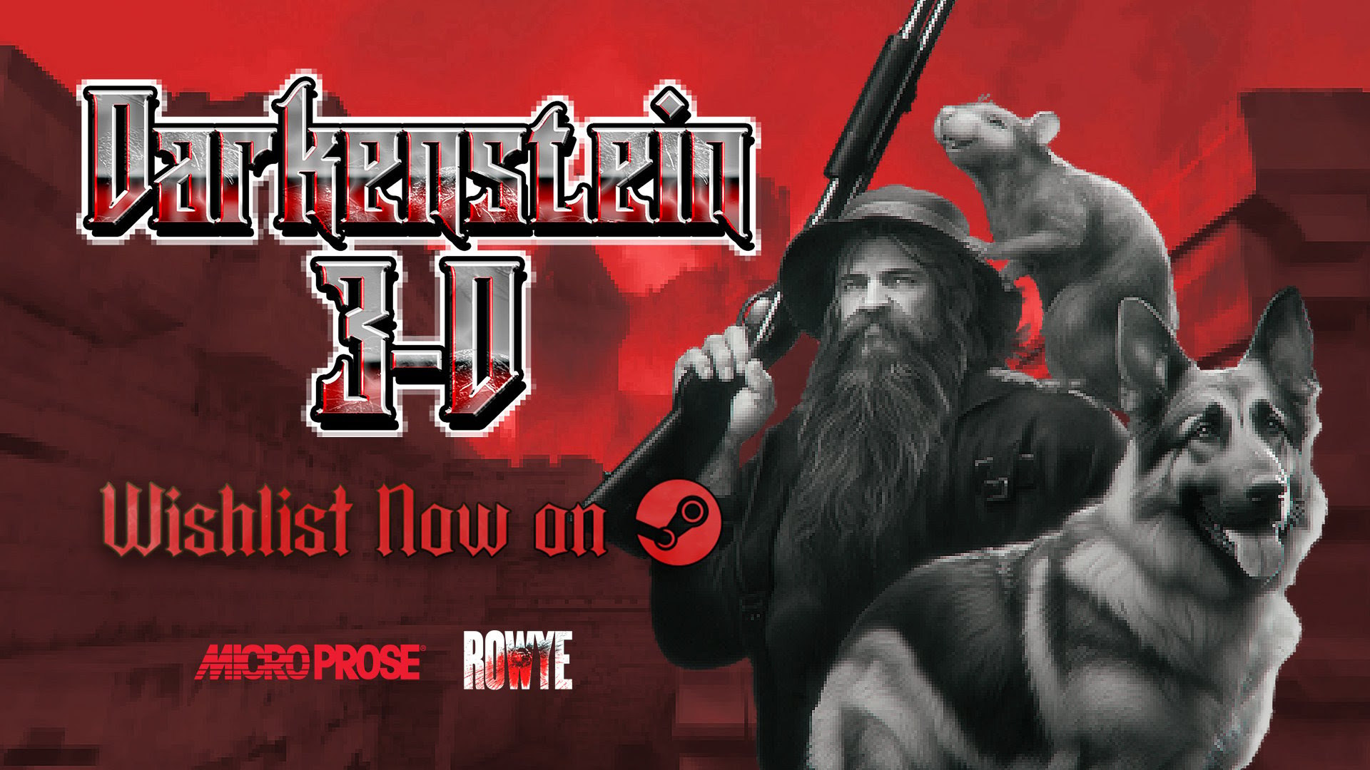 Η MicroProse ανακοινώνει το δωρεάν retro shooter, Darkenstein 3D, που κυκλοφορεί στις 21&nbsp;Οκτωβρίου